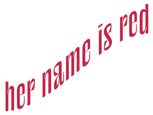 Her Name Is Red Vintage