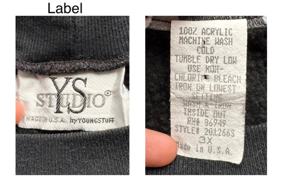 80s vintage black scottish terrier dog winter graphic pullover sweatshirt – extra large 2XL 3XL