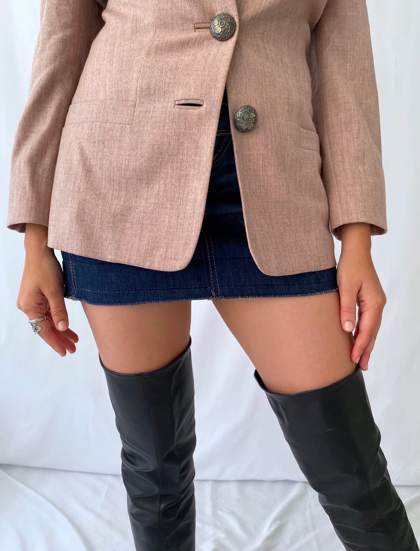 90s vintage pink versus versace blazer – small, medium | Gianni Versace button up jacket made in italy