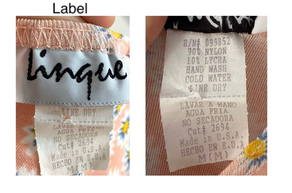 90s vintage light pink floral daisies summer romper – small, medium