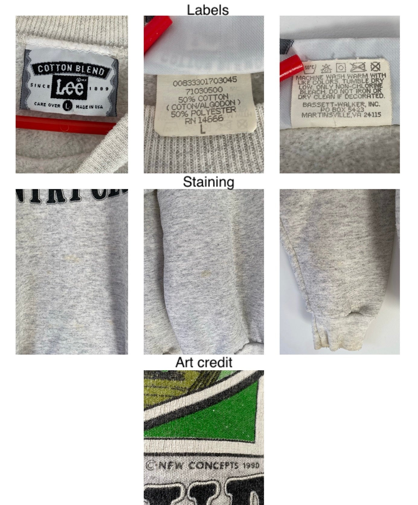 90s vintage grey country club farm graphic pullover sweatshirt – medium large | outdoor nature spellout unisex crewneck sweater