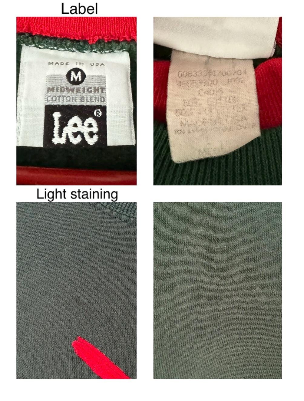 90s vintage green red holiday cardinal bird graphic pullover sweatshirt – medium