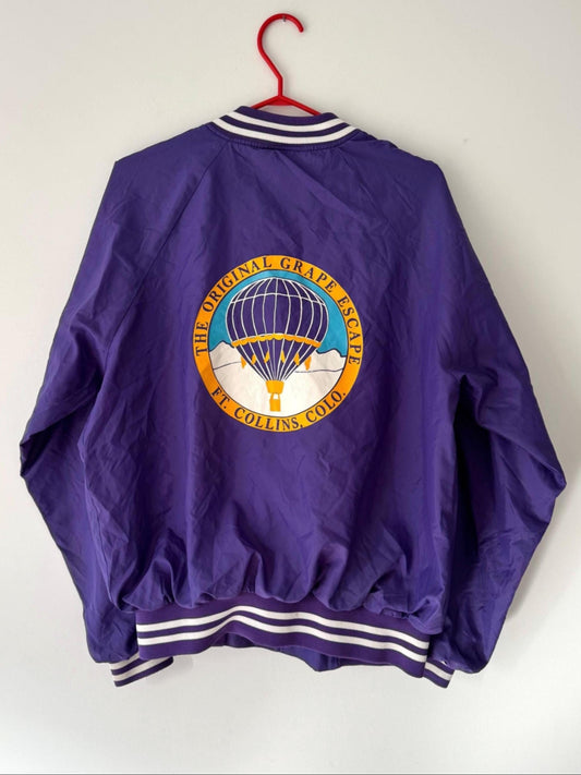 90s vintage purple colorado grape escape bomber jacket