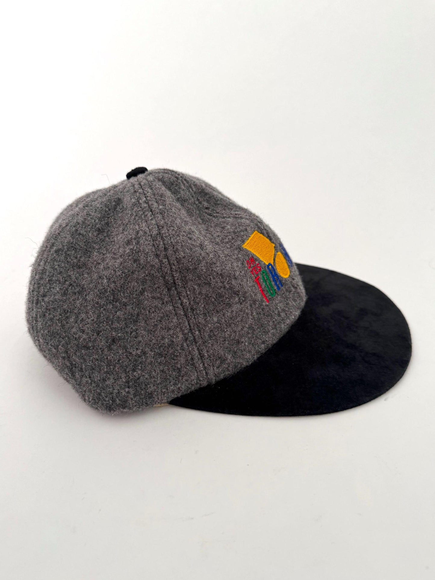 90s vintage Oh Yes Toronto unisex snapback hat | retro canada travel souvenir adjustable wool suede cap