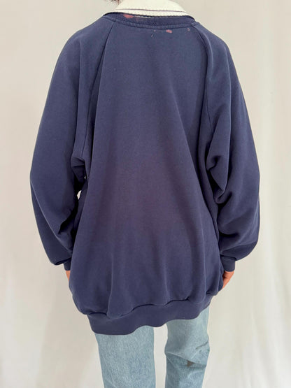90s vintage colorful neon outdoor scene pullover sweatshirt 