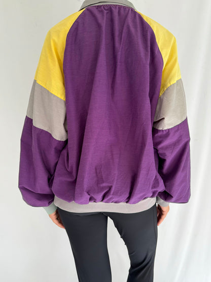 90s vintage multicolor graphic striped long sleeved sweater top