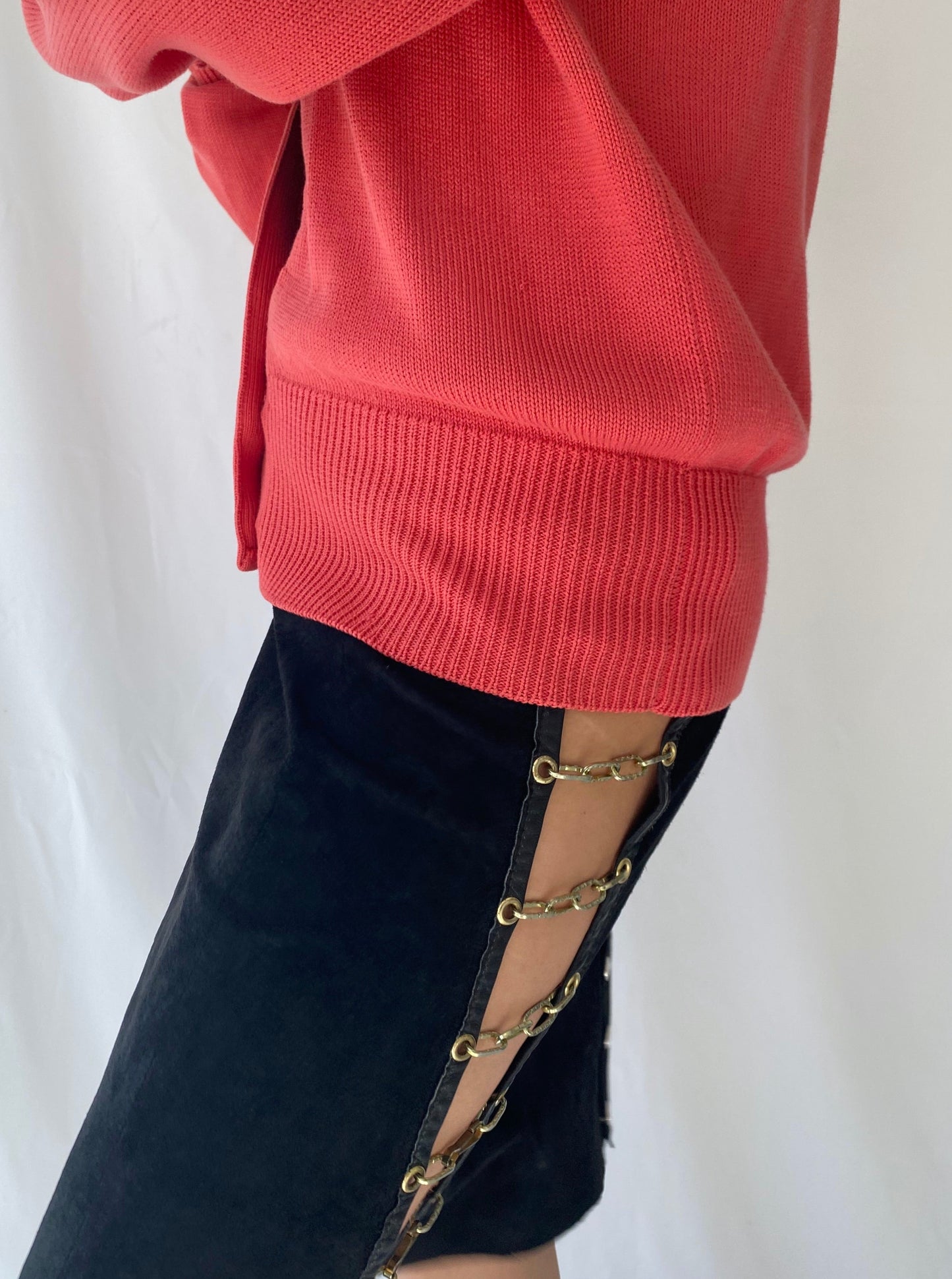 90s vintage coral pink ports 1961 cardigan