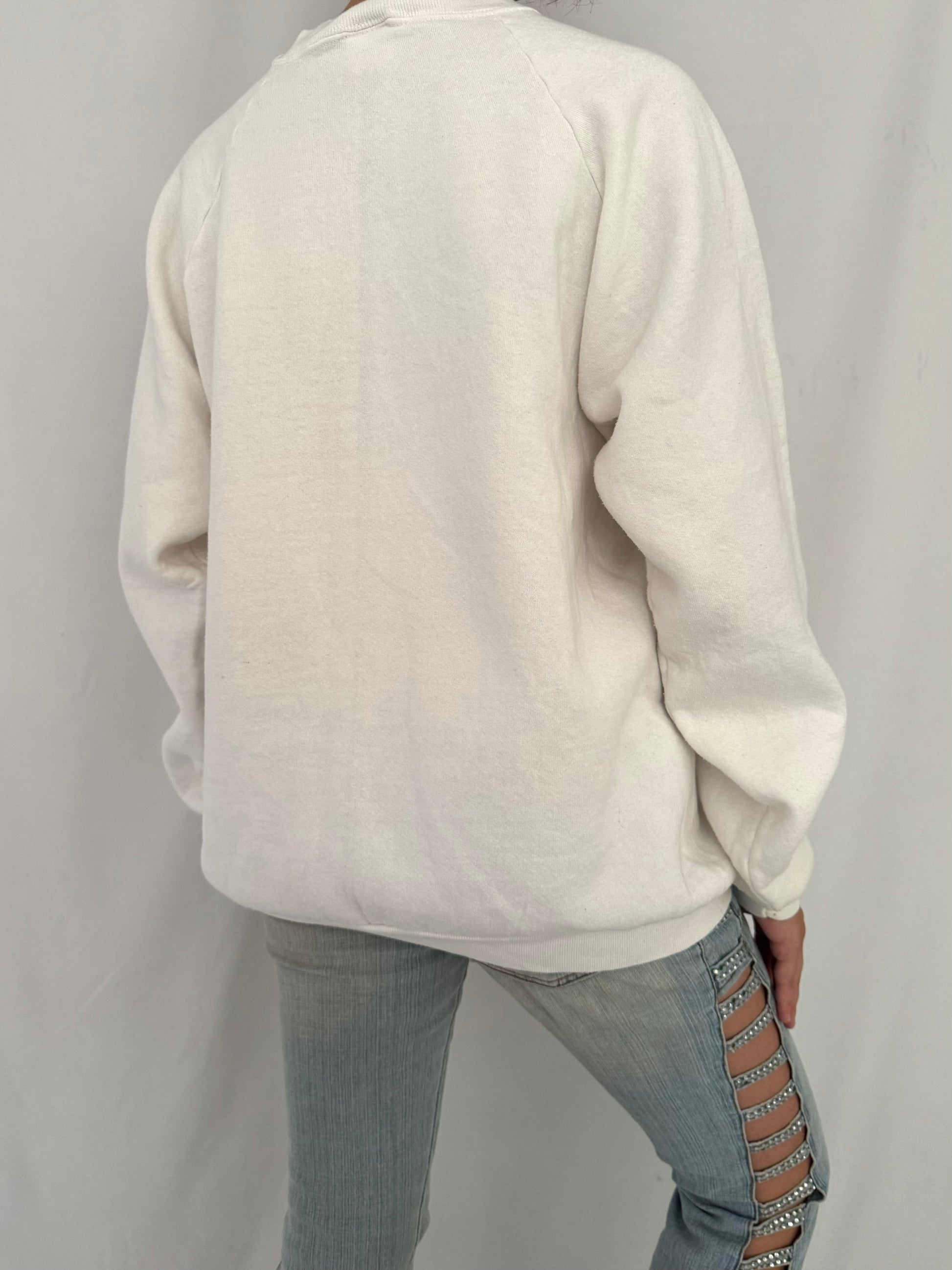 90s vintage palm beach florida graphic unisex pullover sweater