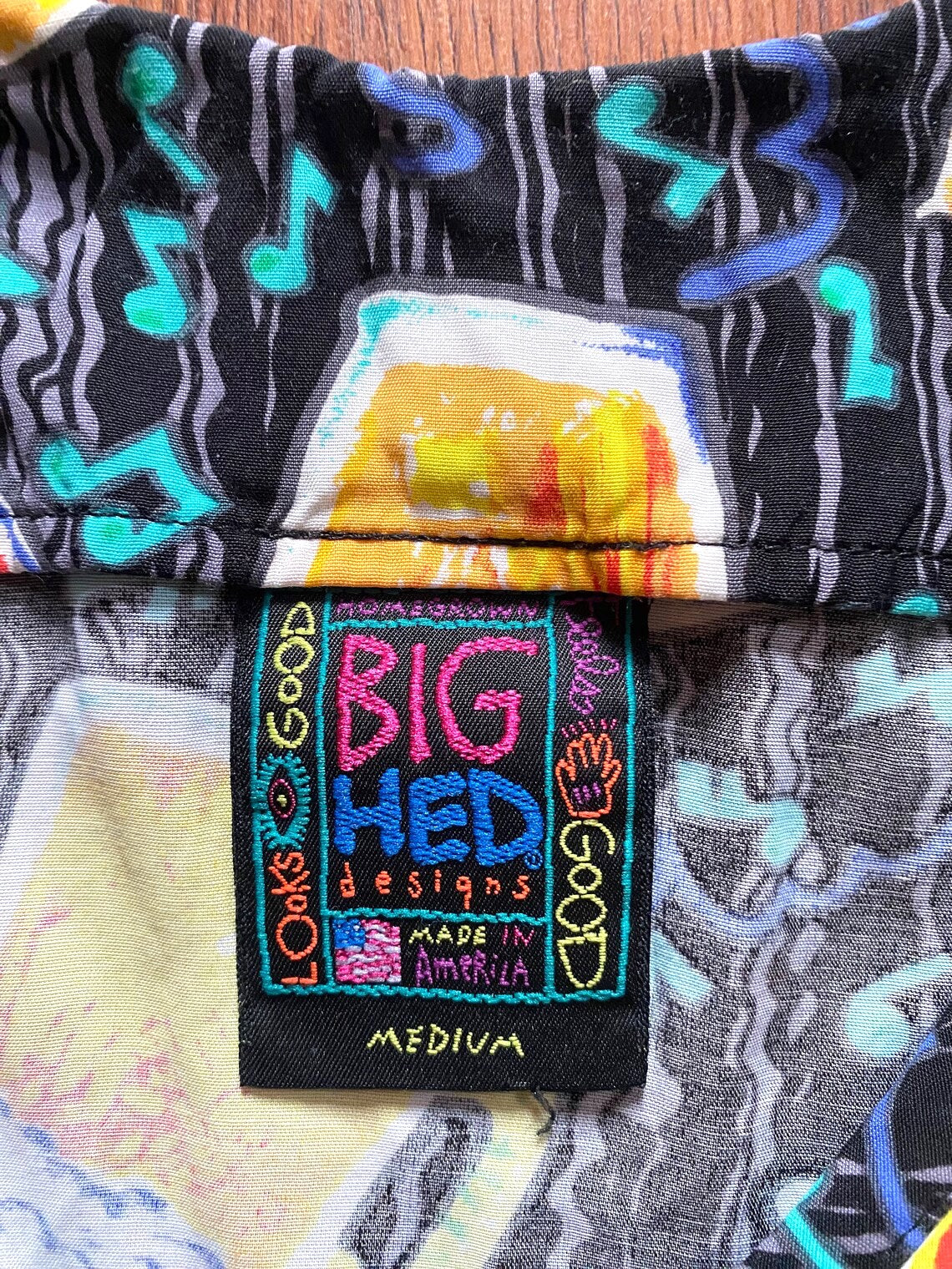 90s vintage colorful vacation print mini dress
