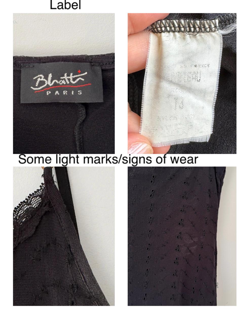 90s vintage black eyelet ruffled asymmetric midi dress – small | BHATTI Paris whimsigoth frilly dress