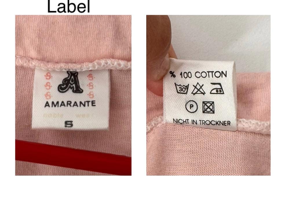 vintage pink pastel cotton button up crop top – small medium | retro clown short sleeved cropped shirt