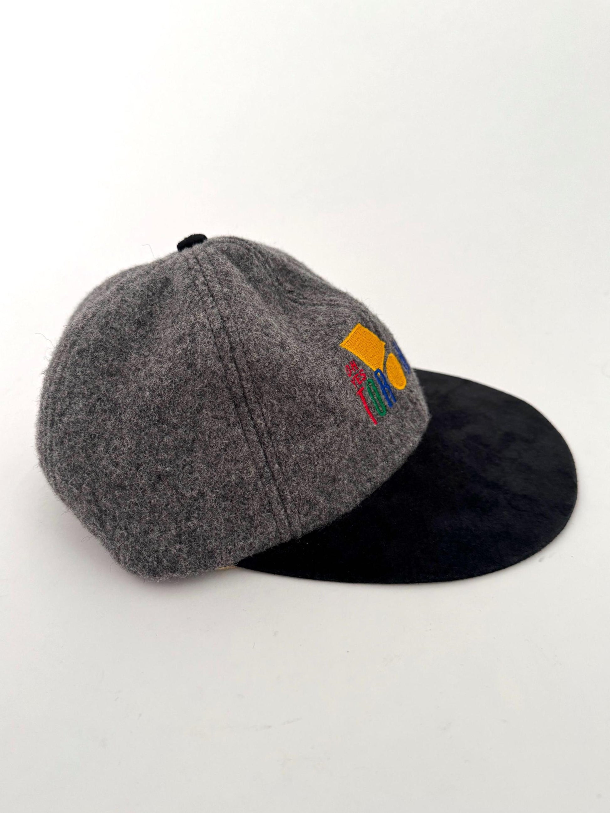 90s vintage Oh Yes Toronto unisex snapback hat | retro canada travel souvenir adjustable wool suede cap